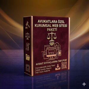 Avukatlara Özel Kurumsal Web Sitesi Paketi