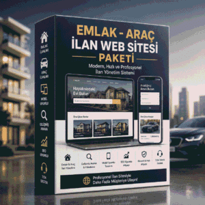 Emlak - Araç İlan Web Sitesi Paketi
