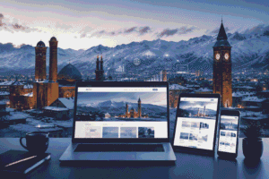 Erzurum Kurumsal Web Sitesi Tasarımı Grafik Banner