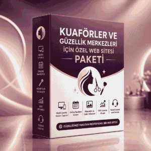 Kuaförler ve Güzellik Merkezleri için Özel Web Sitesi Paketi
