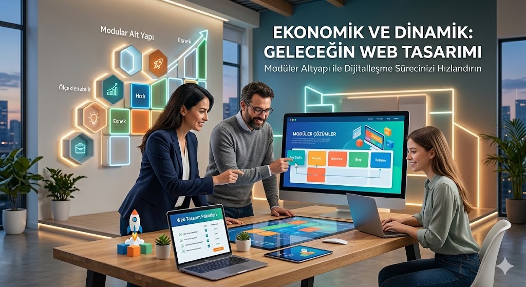 Modüler Web Tasarımı Nedir? Ekonomik Web Tasarımı Paketleri ve Dinamik Dijitalleşme Süreci