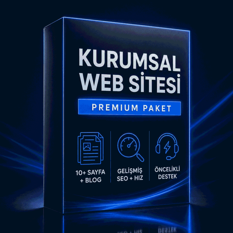 Kurumsal Web Sitesi Premium Paket