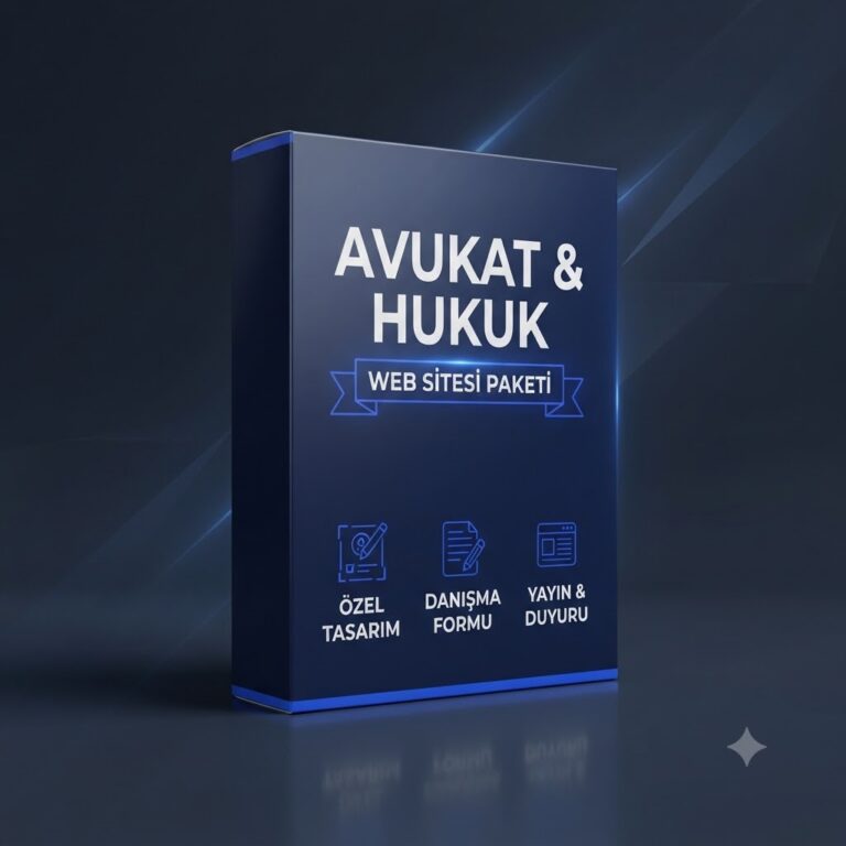 Avukatlara Özel Kurumsal Web Sitesi Paketi