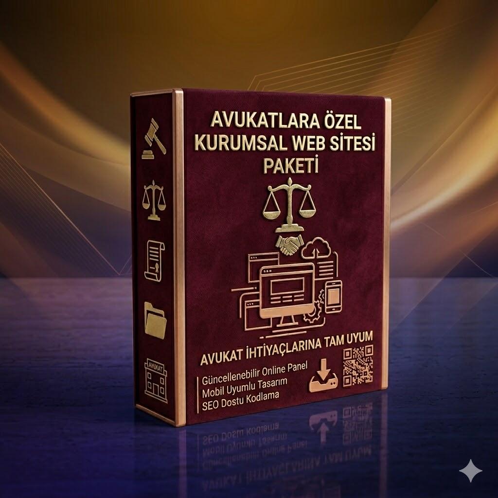Avukatlara Özel Kurumsal Web Sitesi Paketi