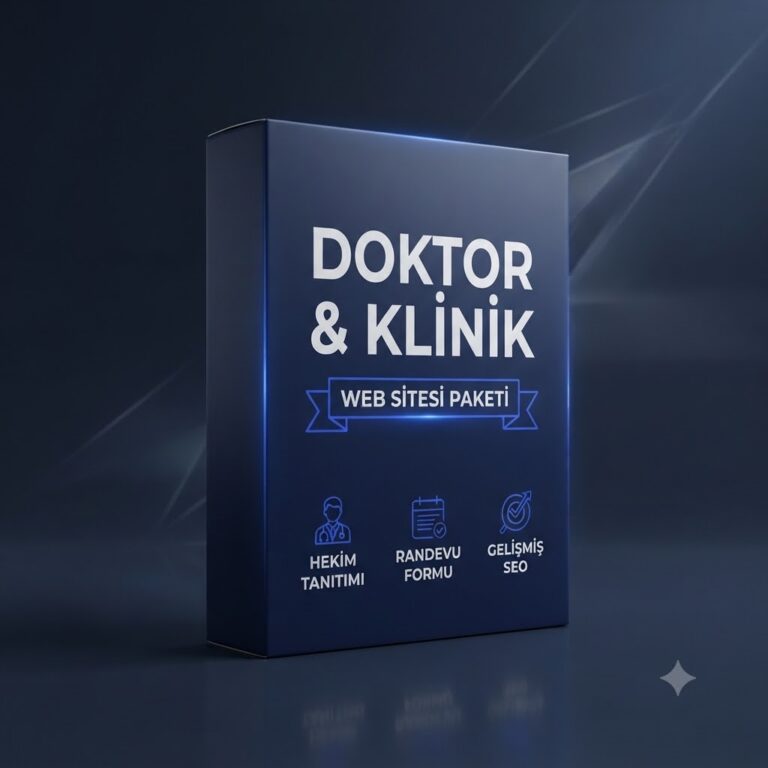 Doktorlar ve Klinikler İçin Kurumsal Web Sitesi Tasarım Paketi