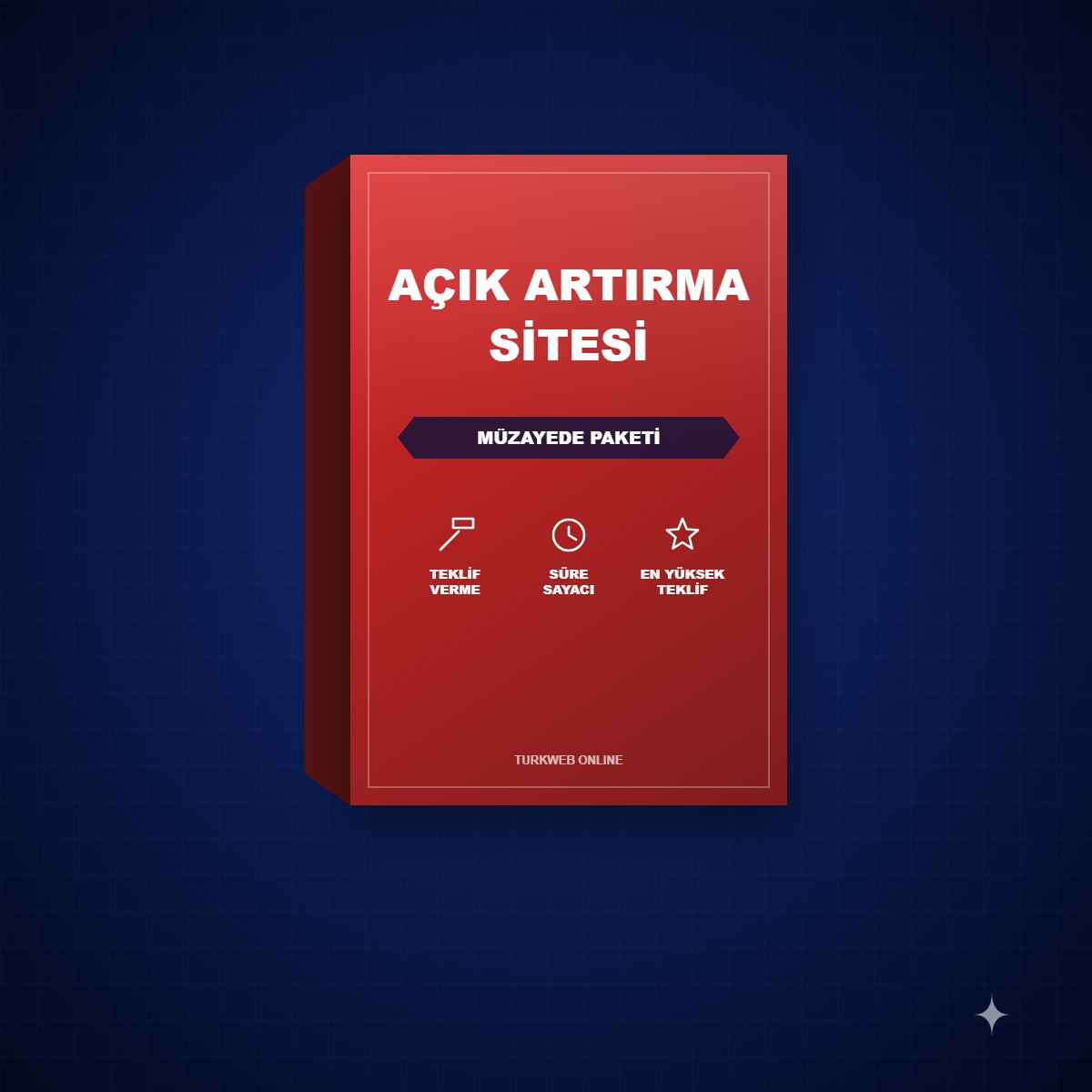 Açık Artırma Sitesi Paketi: Süreli Teklif Sistemli Müzayede Web Tasarım