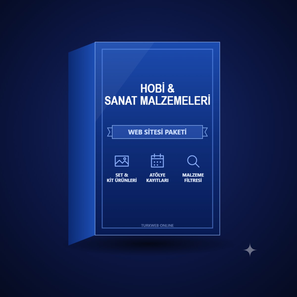 Hobi ve Sanat Malzemeleri E-Ticaret Web Sitesi Paketi