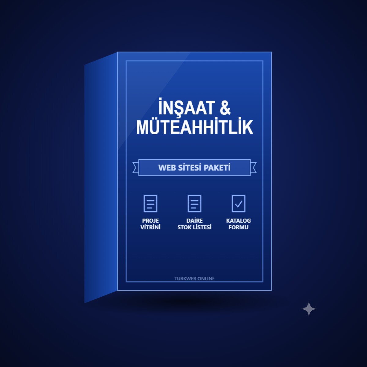 İnşaat ve Müteahhitlik Firmaları İçin Proje Vitrinli Web Sitesi